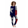 Texas Flag Print Women's Pajamas-grizzshop