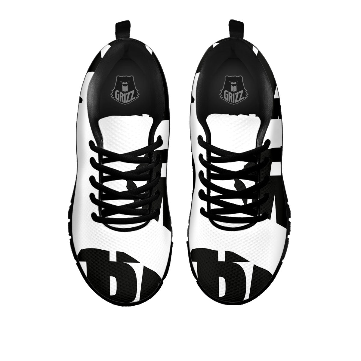 Text Karate Print Black Sneaker-grizzshop
