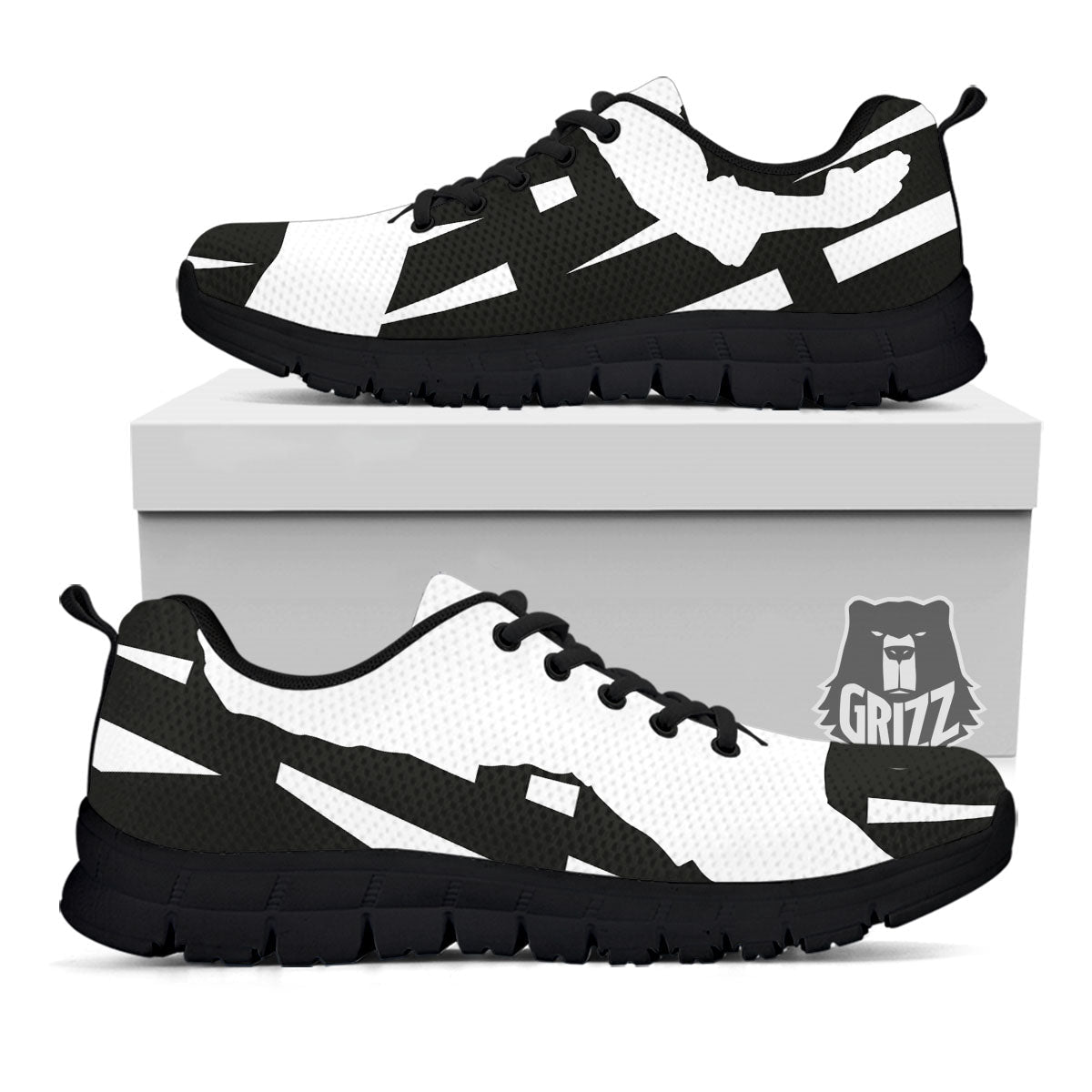 Text Karate Print Black Sneaker-grizzshop