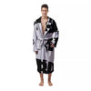 Text Karate Print Men's Robe-grizzshop