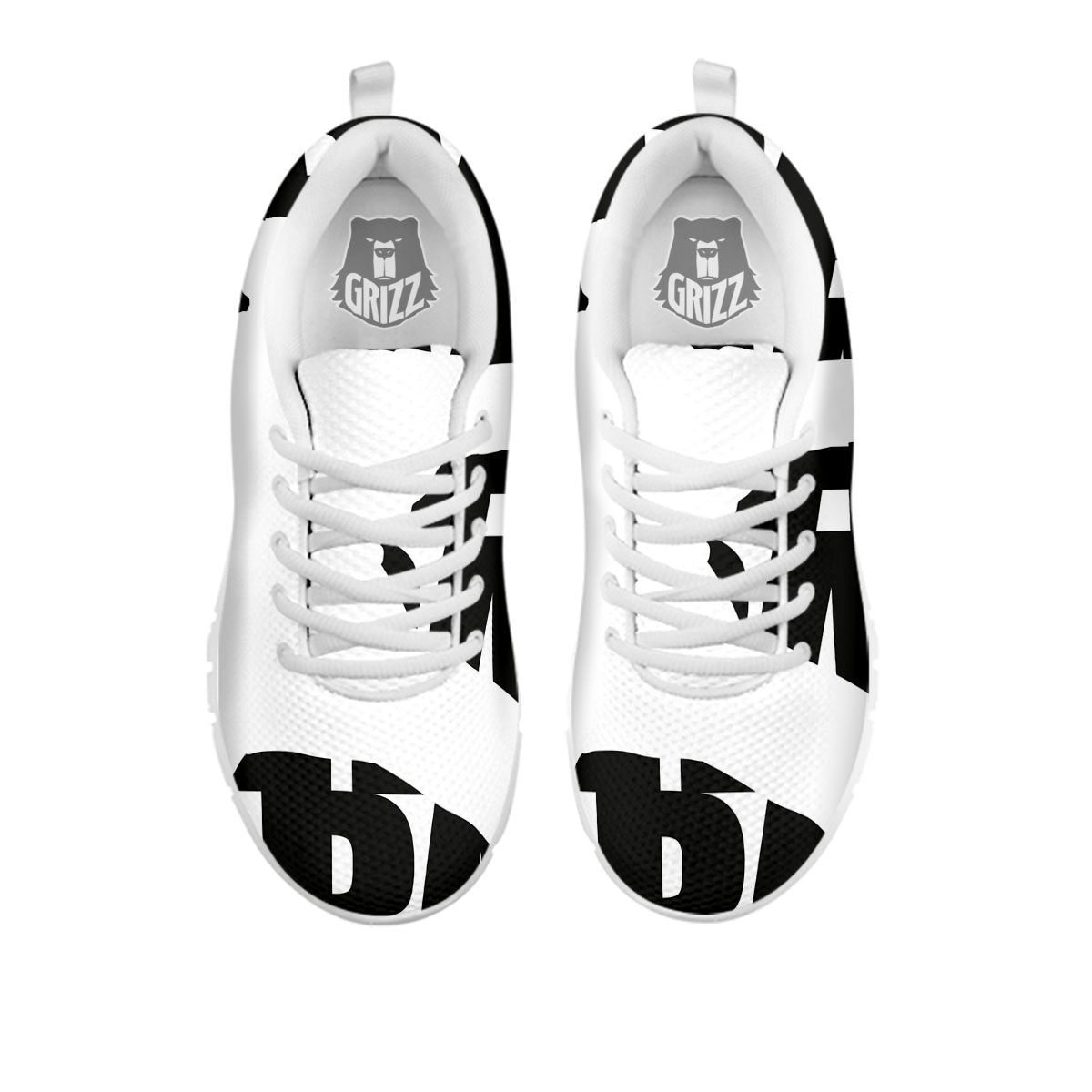 Text Karate Print White Sneaker-grizzshop