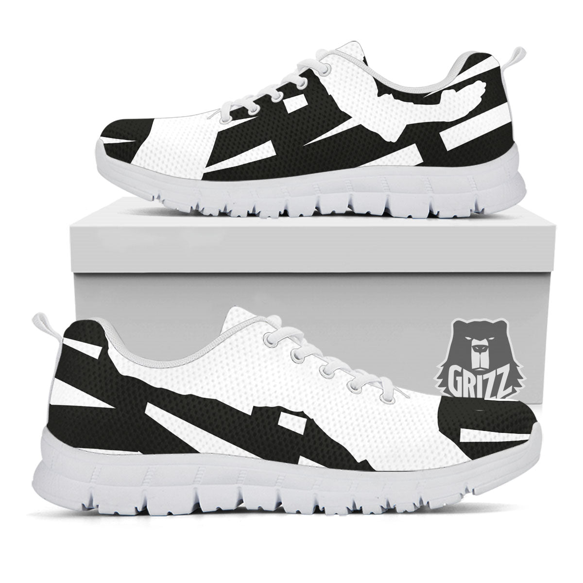 Text Karate Print White Sneaker-grizzshop