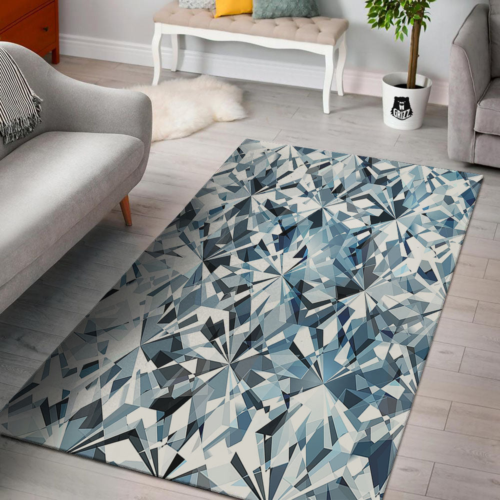 Texture Diamond Print Floor Mat-grizzshop