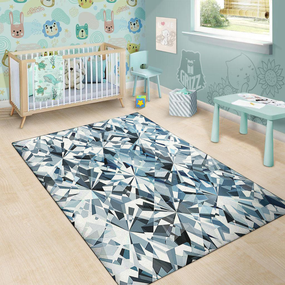 Texture Diamond Print Floor Mat-grizzshop