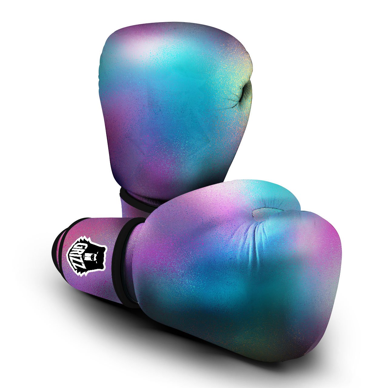 Texture Holographic Print Boxing Gloves-grizzshop