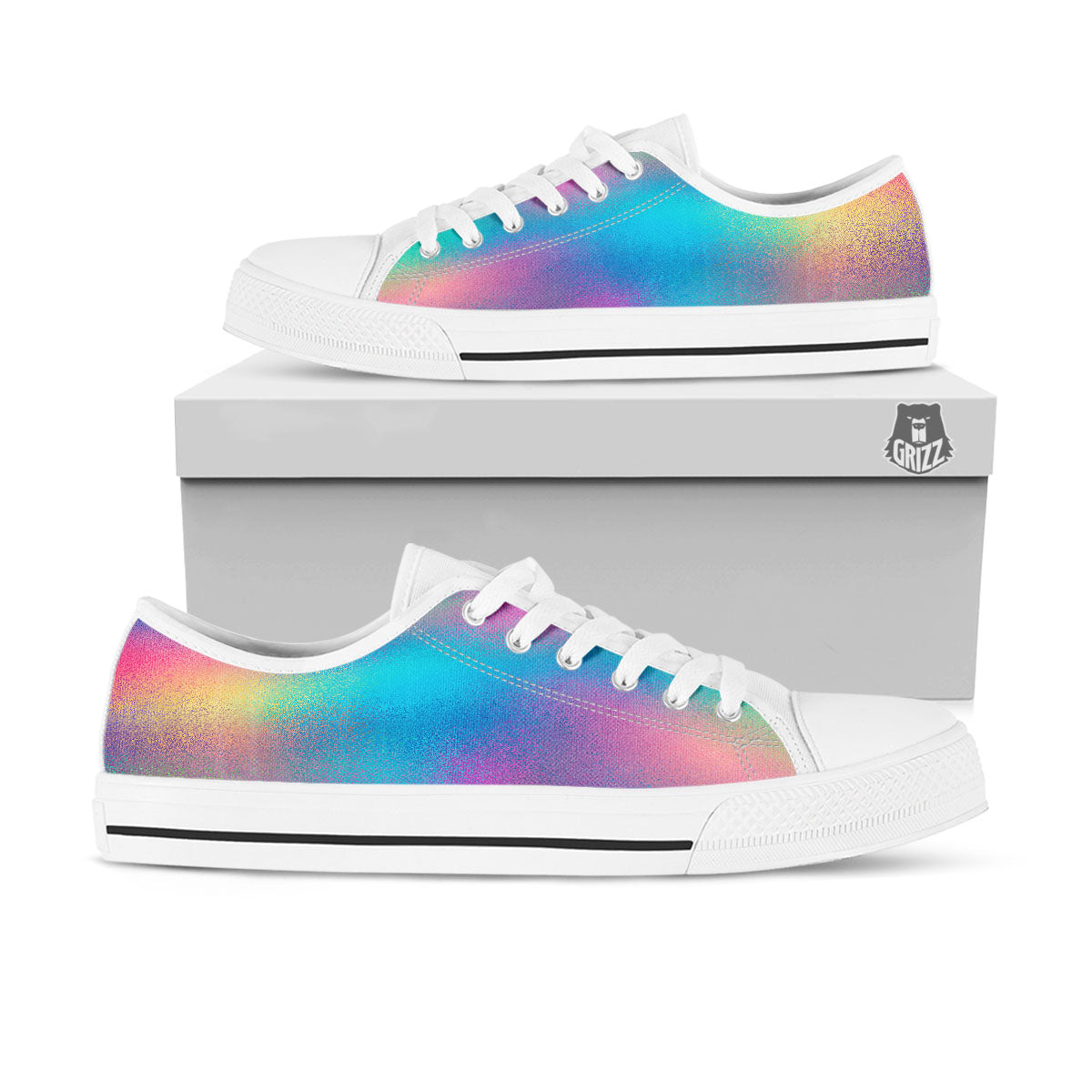 Holographic shoes clearance white