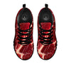 Texture Red Meat Print Black Sneaker-grizzshop