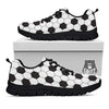 Texture Soccer Ball Print Pattern Black Sneaker-grizzshop