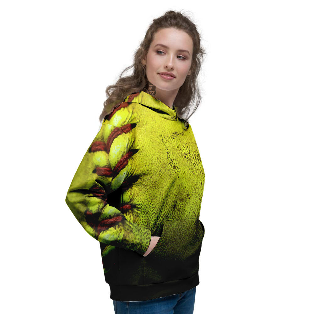 Texture Softball Ball Print Women's Hoodie-grizzshop