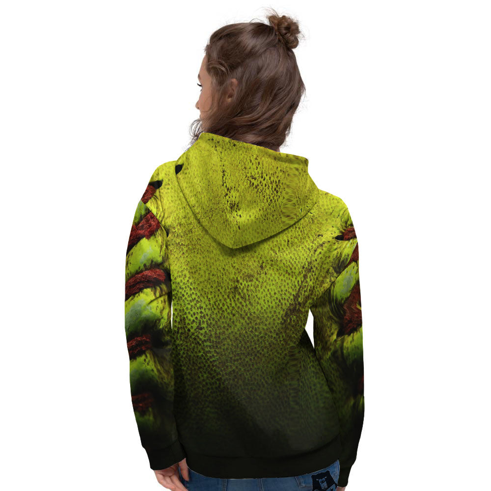 Texture Softball Ball Print Women's Hoodie-grizzshop