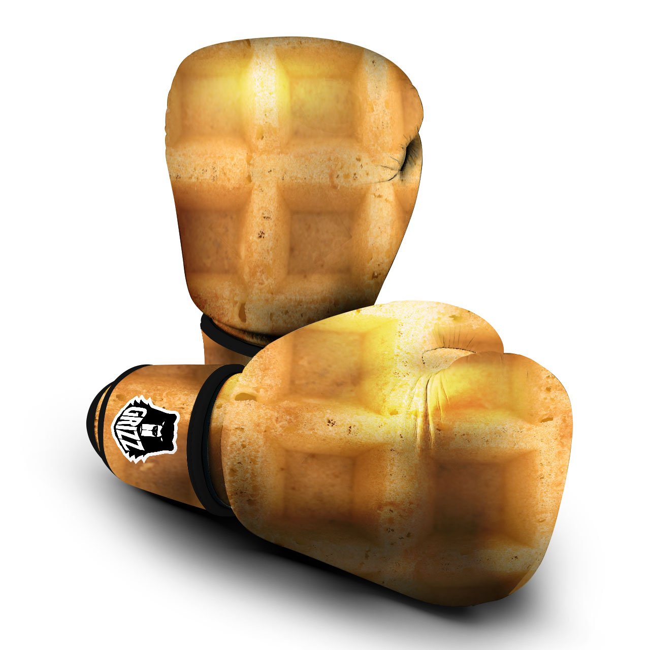 Texture Waffle Print Boxing Gloves-grizzshop