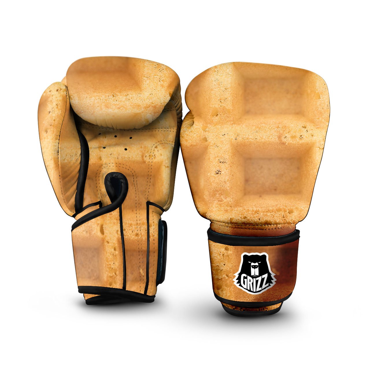 Texture Waffle Print Boxing Gloves-grizzshop