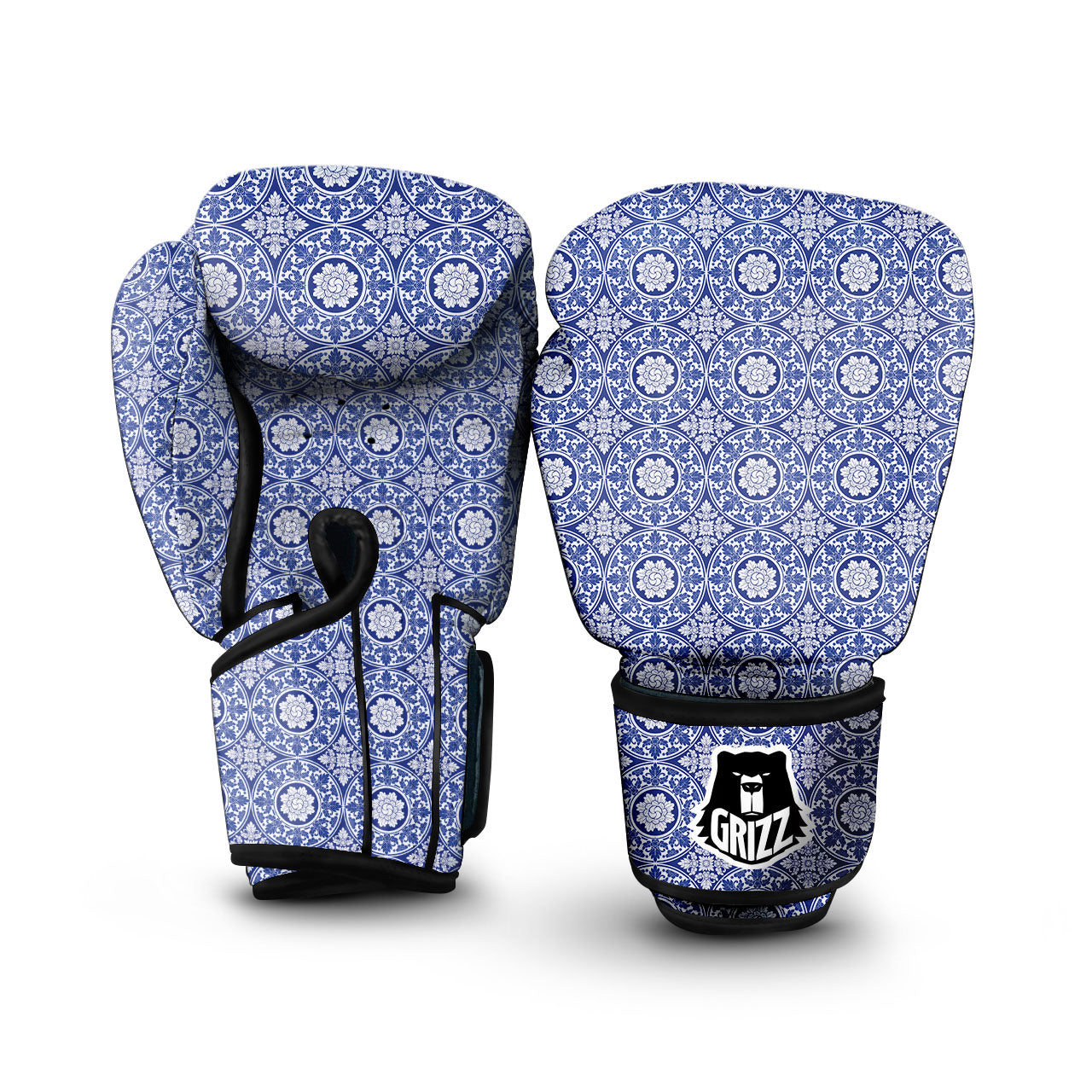 Thai Ethnic Print Pattern Boxing Gloves-grizzshop