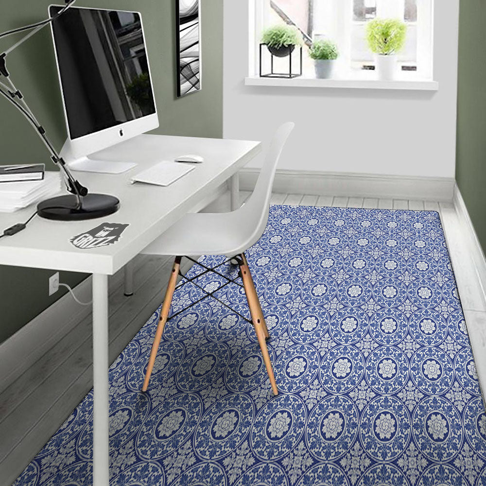 Thai Ethnic Print Pattern Floor Mat-grizzshop