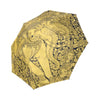 Thai Golden Elephant Print Foldable Umbrella-grizzshop