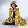 Thai Golden Elephant Print Hooded Blanket-grizzshop