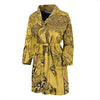 Thai Golden Elephant Print Men Long Robe-grizzshop