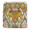 Load image into Gallery viewer, Thai Lotus Elephant Print Duvet Cover Bedding Set-grizzshop