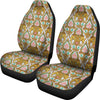 Thai Lotus Elephant Print Universal Fit Car Seat Cover-grizzshop