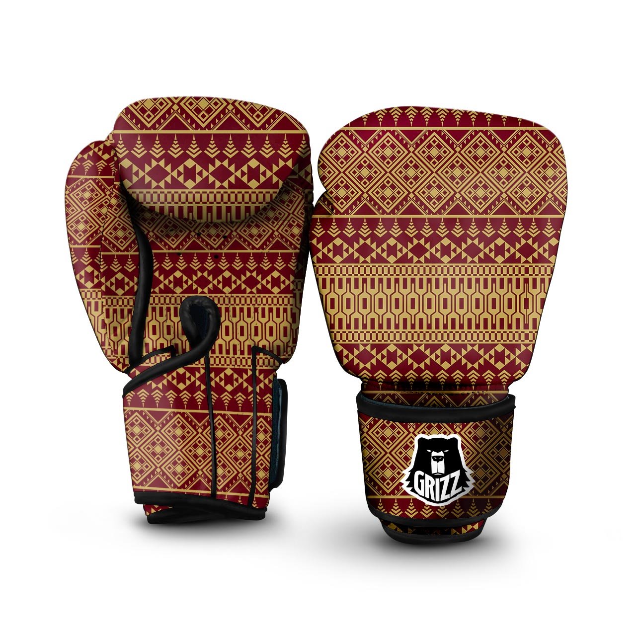 Thai Traditional Print Pattern Boxing Gloves-grizzshop