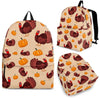 Thankgiving Turkey Pattern Print Backpack-grizzshop