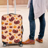 Thankgiving Turkey Pattern Print Luggage Cover Protector-grizzshop