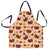 Thankgiving Turkey Pattern Print Men's Apron-grizzshop