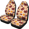 Thankgiving Turkey Pattern Print Universal Fit Car Seat Covers-grizzshop