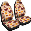 Thankgiving Turkey Pattern Print Universal Fit Car Seat Covers-grizzshop