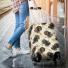 Thankgiving Turkey Print Pattern Luggage Cover Protector-grizzshop