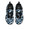 The Great Kanagawa Wave Print Pattern Black Sneaker-grizzshop