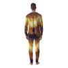 The Man And Phoenix Print Men's Pajamas-grizzshop