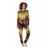 The Man And Phoenix Print Women's Pajamas-grizzshop