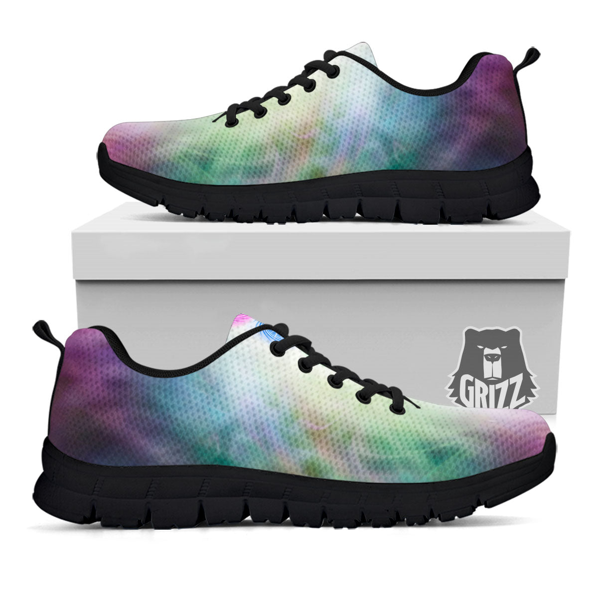 The Seven Chakras And Reiki Print Black Sneaker-grizzshop