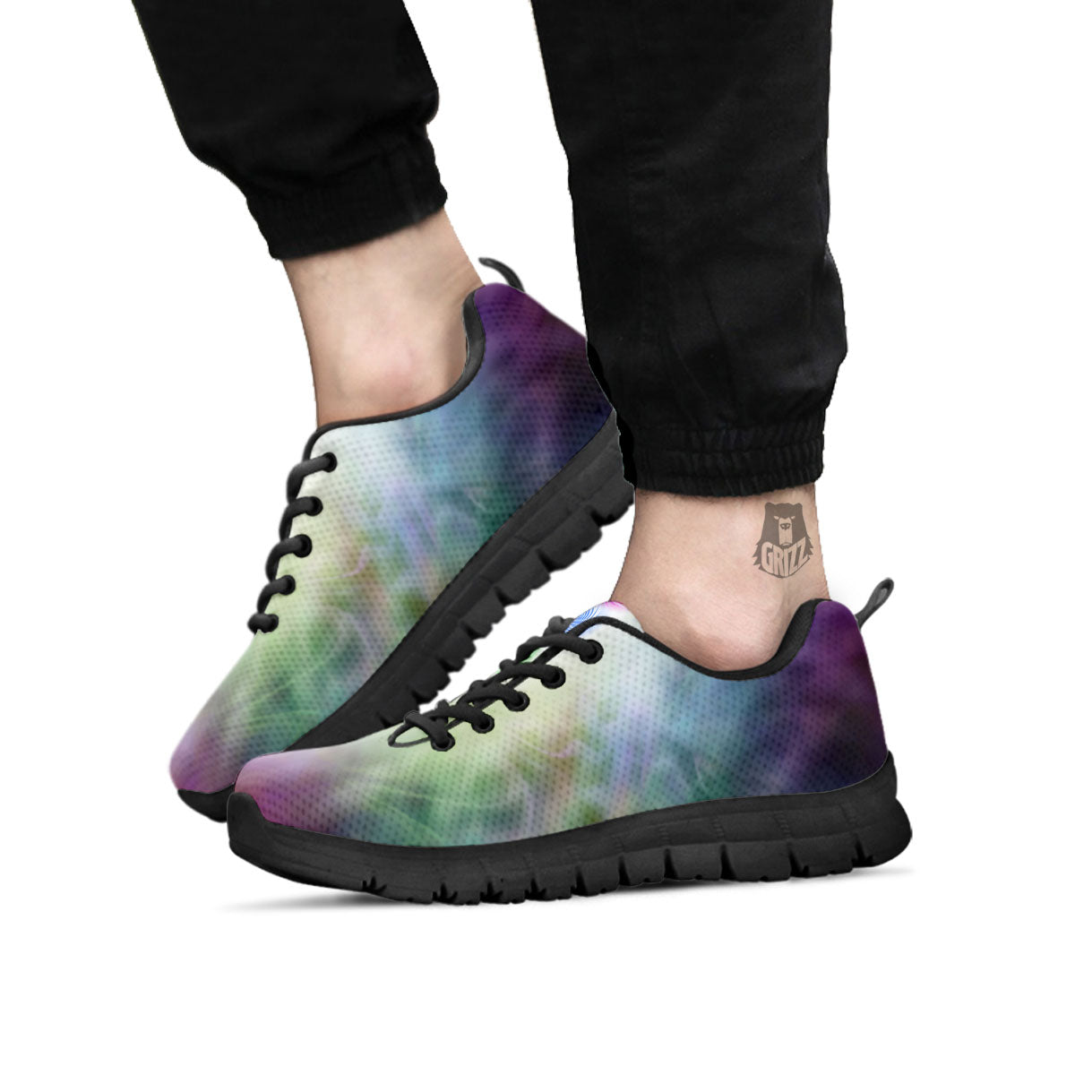 The Seven Chakras And Reiki Print Black Sneaker-grizzshop