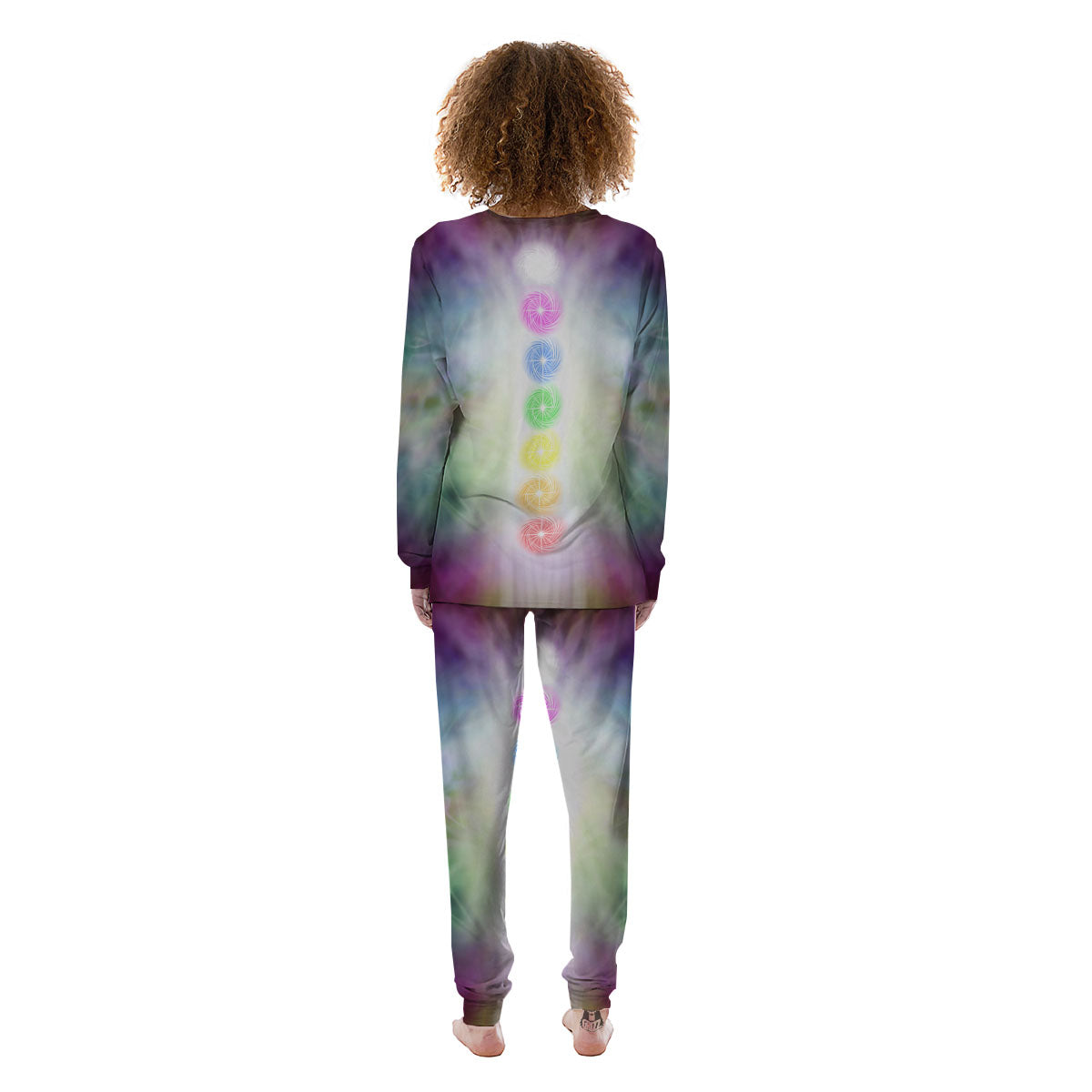 The Seven Chakras And Reiki Print Women's Pajamas-grizzshop