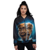 The Theatre Masks Sock And Buskin Women's Bomber Jacket-grizzshop