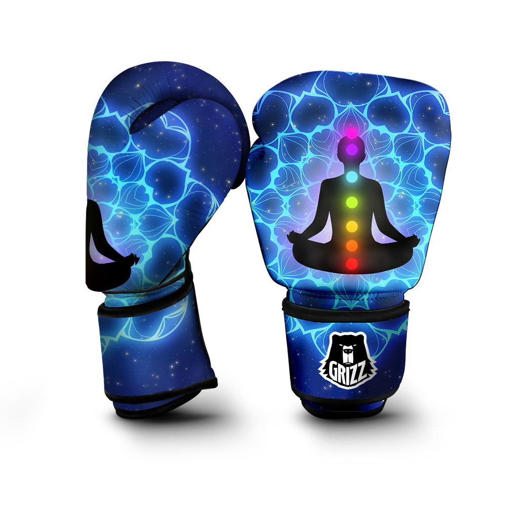 The Universe Chakras Print Boxing Gloves-grizzshop