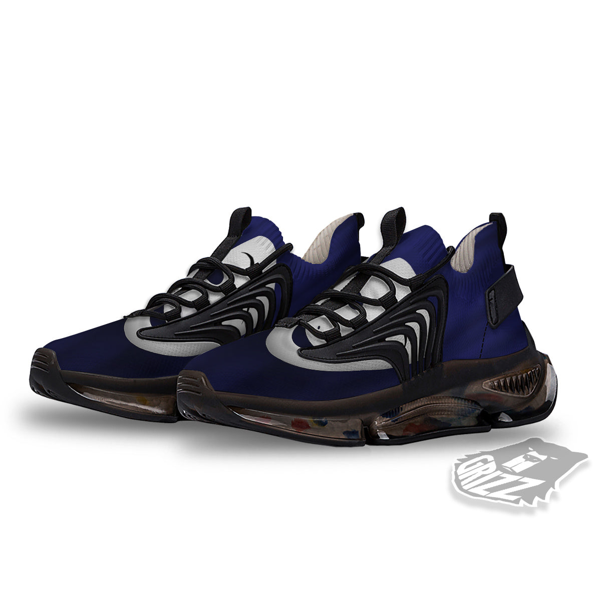 Theater Masks Tragedy And Comedy Print Black Gym Shoes-grizzshop