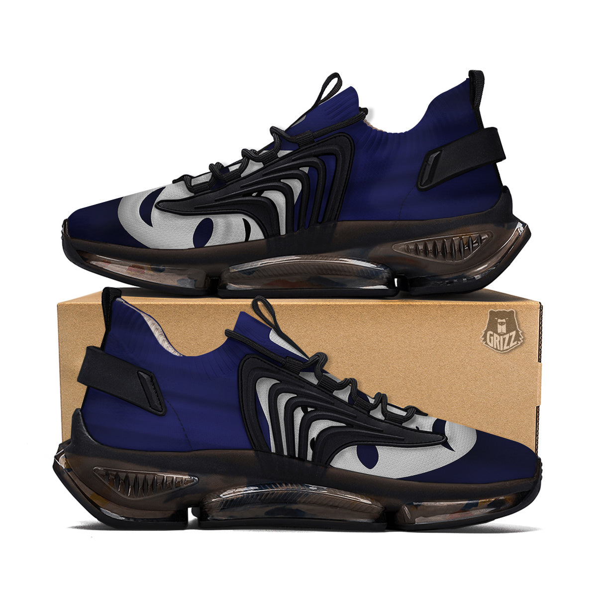Theater Masks Tragedy And Comedy Print Black Gym Shoes-grizzshop
