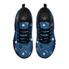 Theme Tennis Print Pattern Black Sneaker-grizzshop