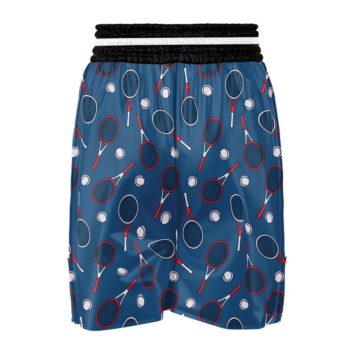 Theme Tennis Print Pattern Boxing Shorts-grizzshop