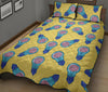 Thinking Brain Pattern Print Bed Set Quilt-grizzshop