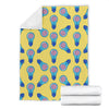 Thinking Brain Pattern Print Blanket-grizzshop