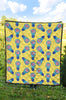 Thinking Brain Pattern Print Quilt-grizzshop