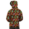 Tie Dye And Godzilla Print Pattern Men's Hoodie-grizzshop