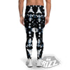 Tie Dye Black Backed Print Men's Leggings-grizzshop