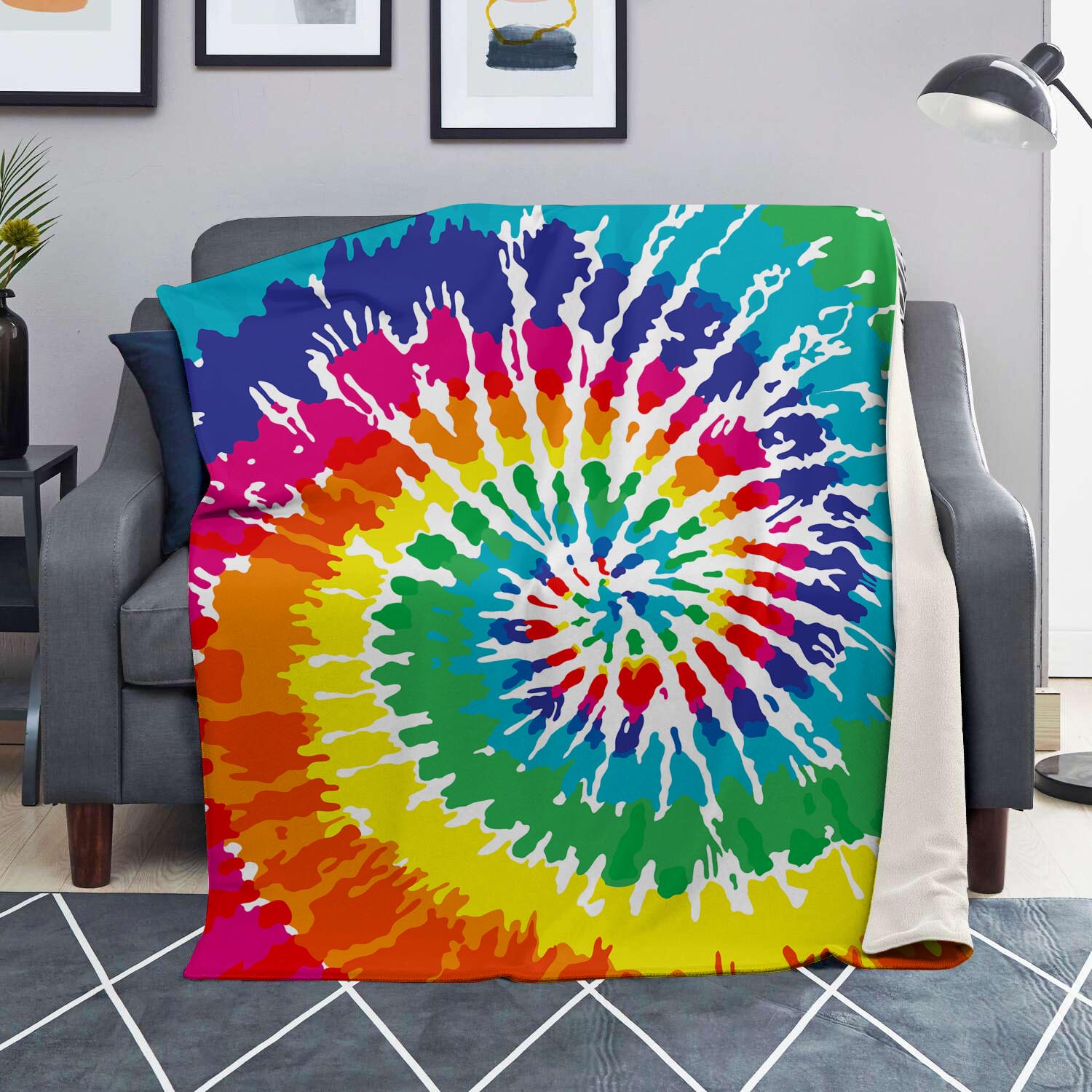 Tie Dye Blanket-grizzshop