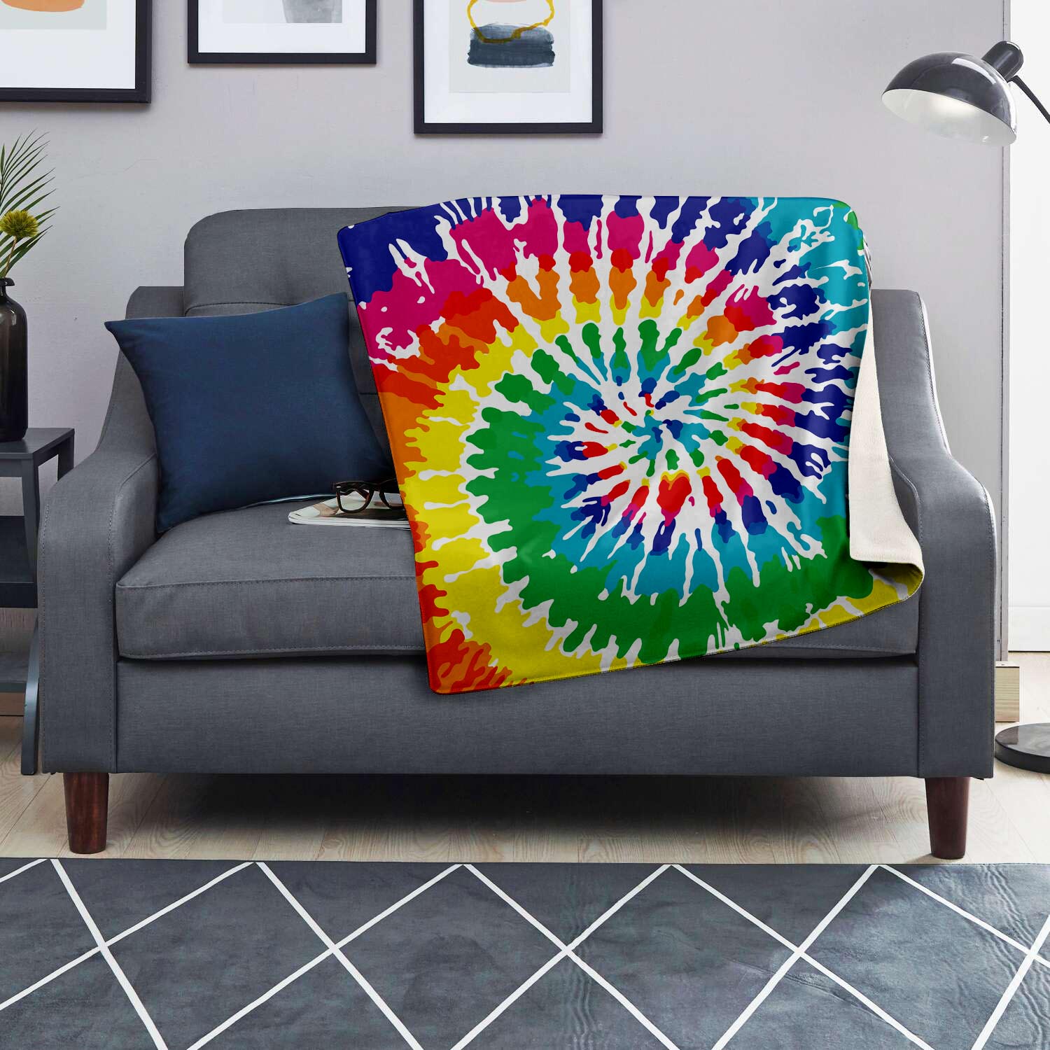 Tie Dye Blanket-grizzshop