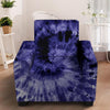 Tie Dye Blue Armchair Cover-grizzshop